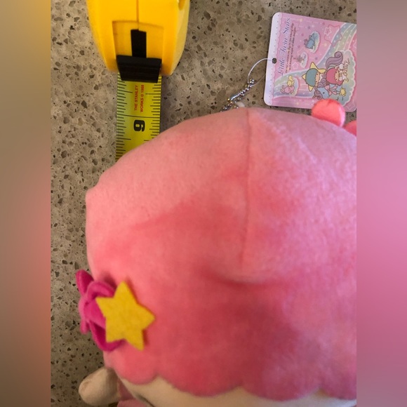 Like NEW Little Twin Stars Lala in Kimono Plush Pouch with a chain - Picture 10 of 13